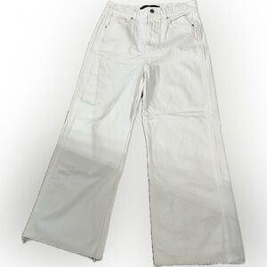 Veronica Beard White Flare & Wide Leg Jeans